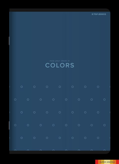 Zeszyt TOP COLORS A4 60K 70G kratka niebieskibieski 400169188 Top 2000
