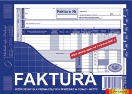 103-3E Faktura VAT netto (pełna) A5 oryginał+kopia MICHALCZYK i PROKOP Michalczyk i Prokop