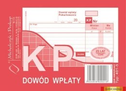 401-5 KP Dowód Wpłaty A6 80 kartek MICHALCZYK I PROKOP Michalczyk i Prokop