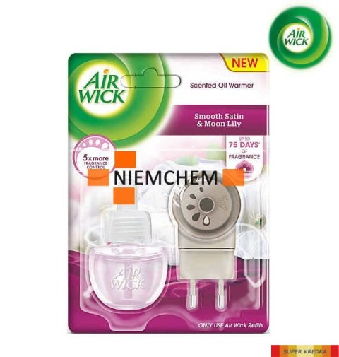 AIR WICK odświeżacz Elektryczny Księżycowa Lilia Otulona Satyną komplet 19 ml 05512 Air wick