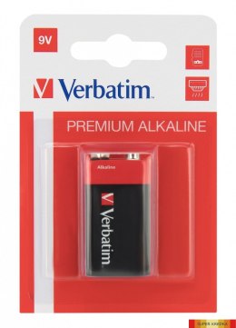 Bateria VERBATIM ALKALICZNE 9V BLISTER 1szt. 49924