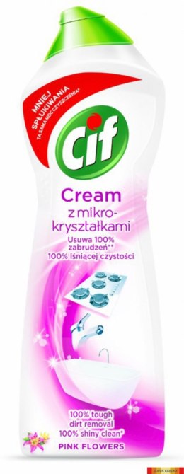 CIF Mleczko czyszczące 780ml Pink mikrokryształki 809828 Cif