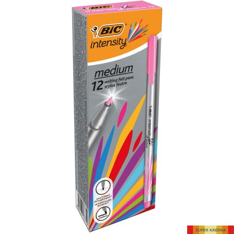 Cienkopis BIC Intensity Medium różowy, 964783 Bic