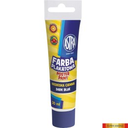 Farba plakatowa Astra tuba 30 ml - ciemna niebieska, 83110914 Astra