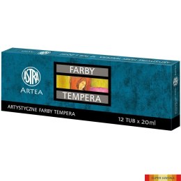 Farby tempera Astra 12 kolorów - 20 ml, 83414900 Astra