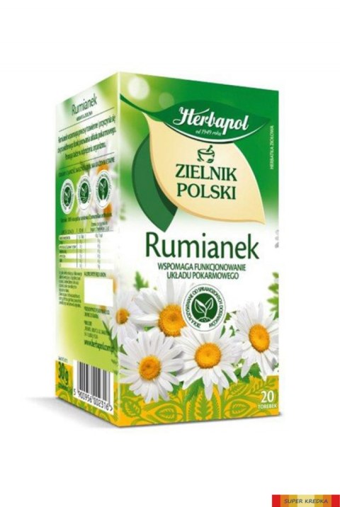 Herbata HERBAPOL ZIELNIK POLSKI rumianek (20 torebek) Herbapol