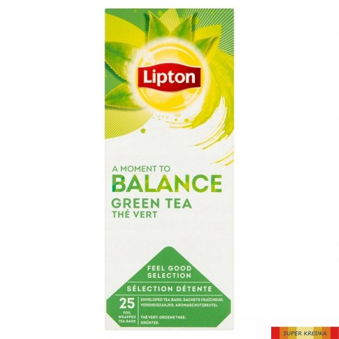 Herbata LIPTON BALANCE Green Tea Pure (25 kopert fol.) Lipton