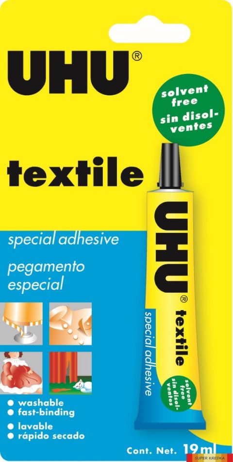 Klej do tkanin 19ml UHU TEXTILE U 40300 Uhu