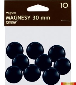 Magnes 30mm GRAND, czarny, 10 szt 130-1694 Grand