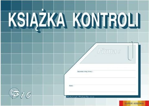 P10-U Książka kontroli A5 Michalczyk i Prokop Michalczyk i Prokop