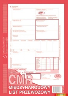 800-2N CMR A4 80kartek 1+4 numerowany międzynarodowy list przewozowy M&P Michalczyk i Prokop