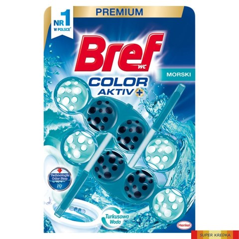 BREF Zawieszka WC COLOR AKTIV 2x50g Ocean 93698 Bref