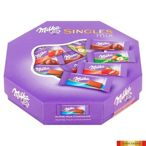 Czekoladki MILKA SINGLES bombonierka MIX 138g Milka