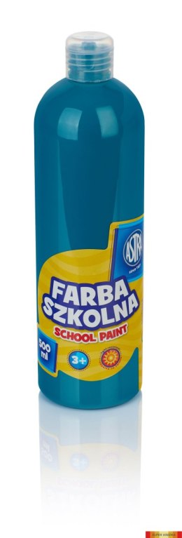 Farba szkolna Astra 500 ml - turkusowa, 301112011 Astra