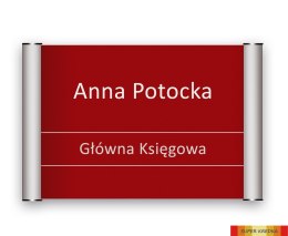 Tabliczka przydrzwiowa 297210 TZWA4 OFFICE 2x3