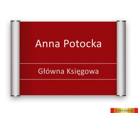 Tabliczka przydrzwiowa 297210 TZWA4 OFFICE 2x3