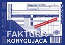 107-3E Faktura VAT korygująca MICHALCZYK&PROKOP A5 80 kartek Michalczyk i Prokop