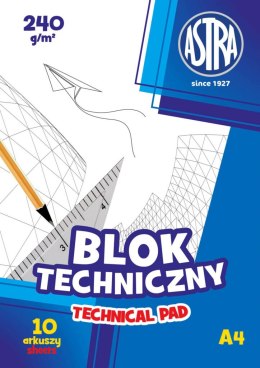 Blok techniczny ASTRAPAP A4 240g, 106119006 Astra