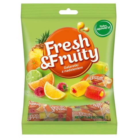 Cukierki WAWEL FRESH&FRUITY galaretki z nadzieniem 160g Wawel