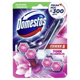 DOMESTOS Zawieszka do toalety KOSTKA POWER5 PINK MAGNOLIA 9x55g 79128 Domestos