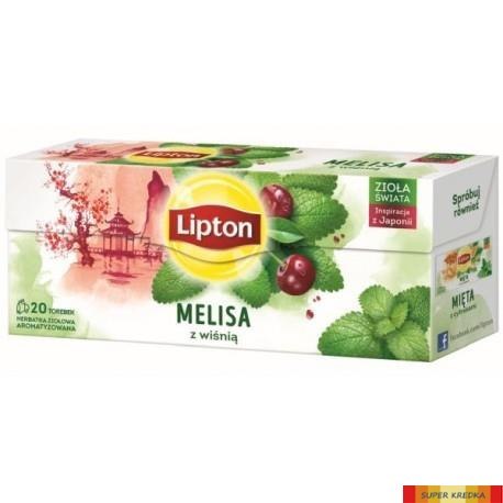 Herbata LIPTON MELISA Z WIŚNIĄ 20t ziołowa Lipton