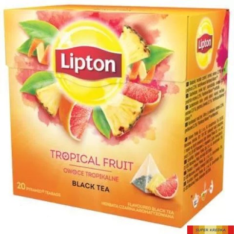 Herbata LIPTON PIRAMID OWOCE TROPIKALNE 20t Lipton