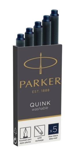 Naboje z Atramentem QUINK - STANDARD granatowy - 5 szt. w pudełku 1950385 PARKER Parker