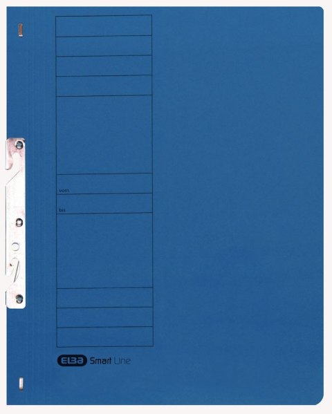 Skoroszyt kartonowy ELBA A4, hakowy, niebieski, 100551883 Elba