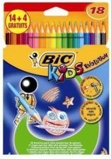 Kredki EVOLUTION STRIPES 14+4 950524 Bic