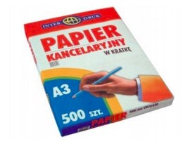 Papier kancelaryjny A3 kratka(500) INTERDRUK Interdruk