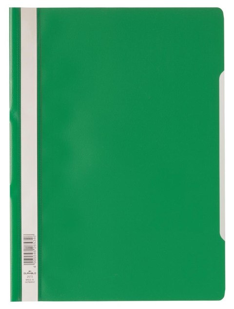 Skoroszyt A4 z przezroczystą okładką z PP Zielony 257305 DURABLE (50) Durable