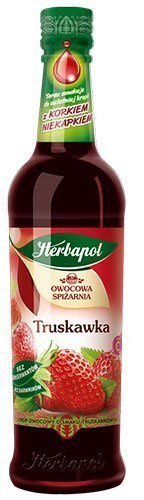 Syrop HERBAPOL Owocowa Spiżarnia truskawka 420ml Herbapol