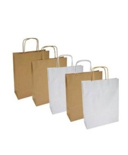 Torba papierowa ECOBAG 180x80x225 mm brązowa 10232030000 ekologiczna NC Koperty